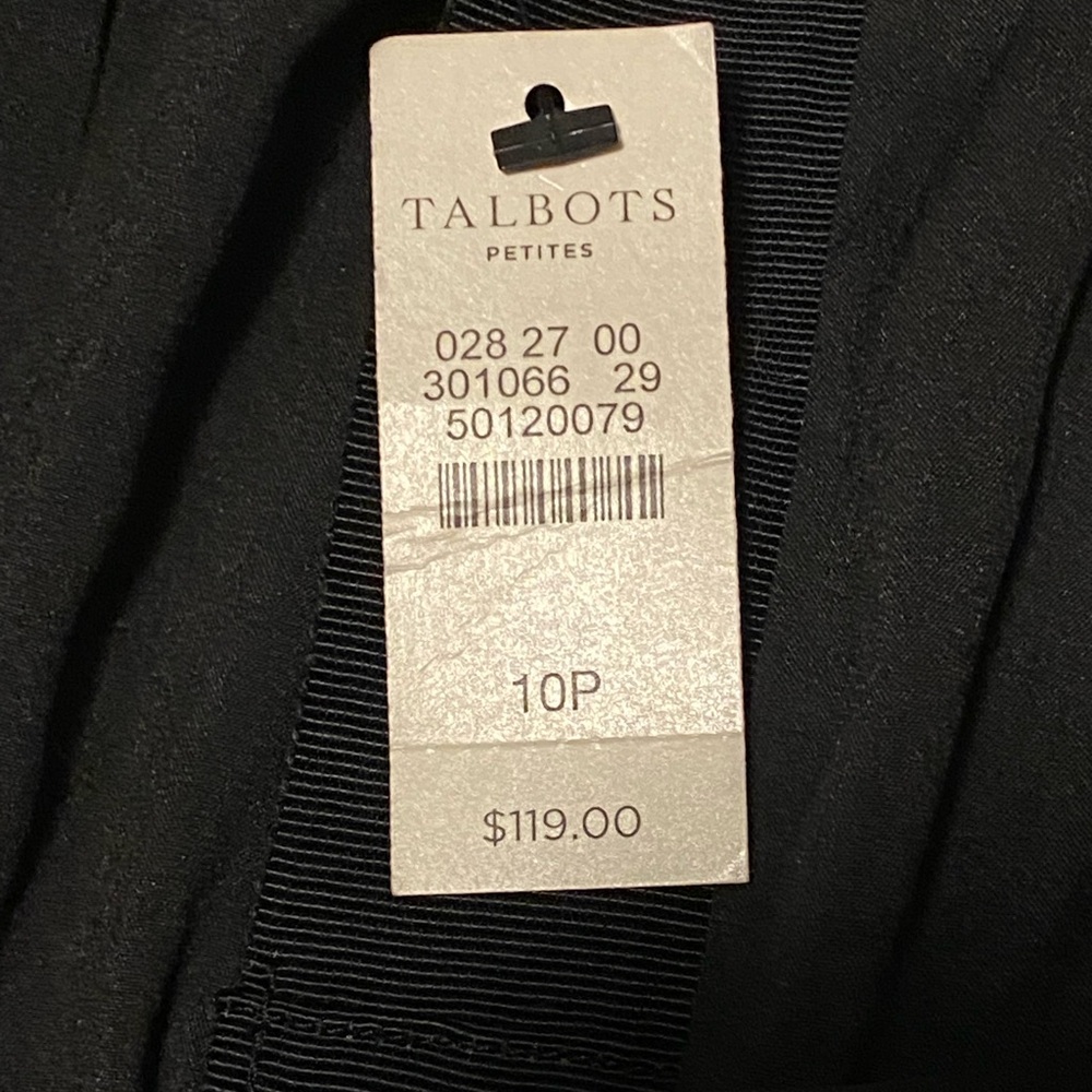 Women’s Talbots Petite Chic Red and Black Plaid Pencil Skirt NWT - Picture 6 of 10